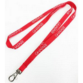 3/8" (10mm) Polyester lanyard with Lobster Claw